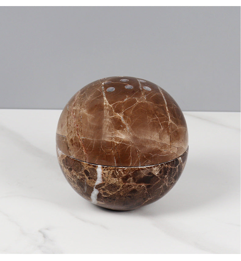 Natural Stone Censer & Aroma Burner | Travertine Incense Holder-Grainvity