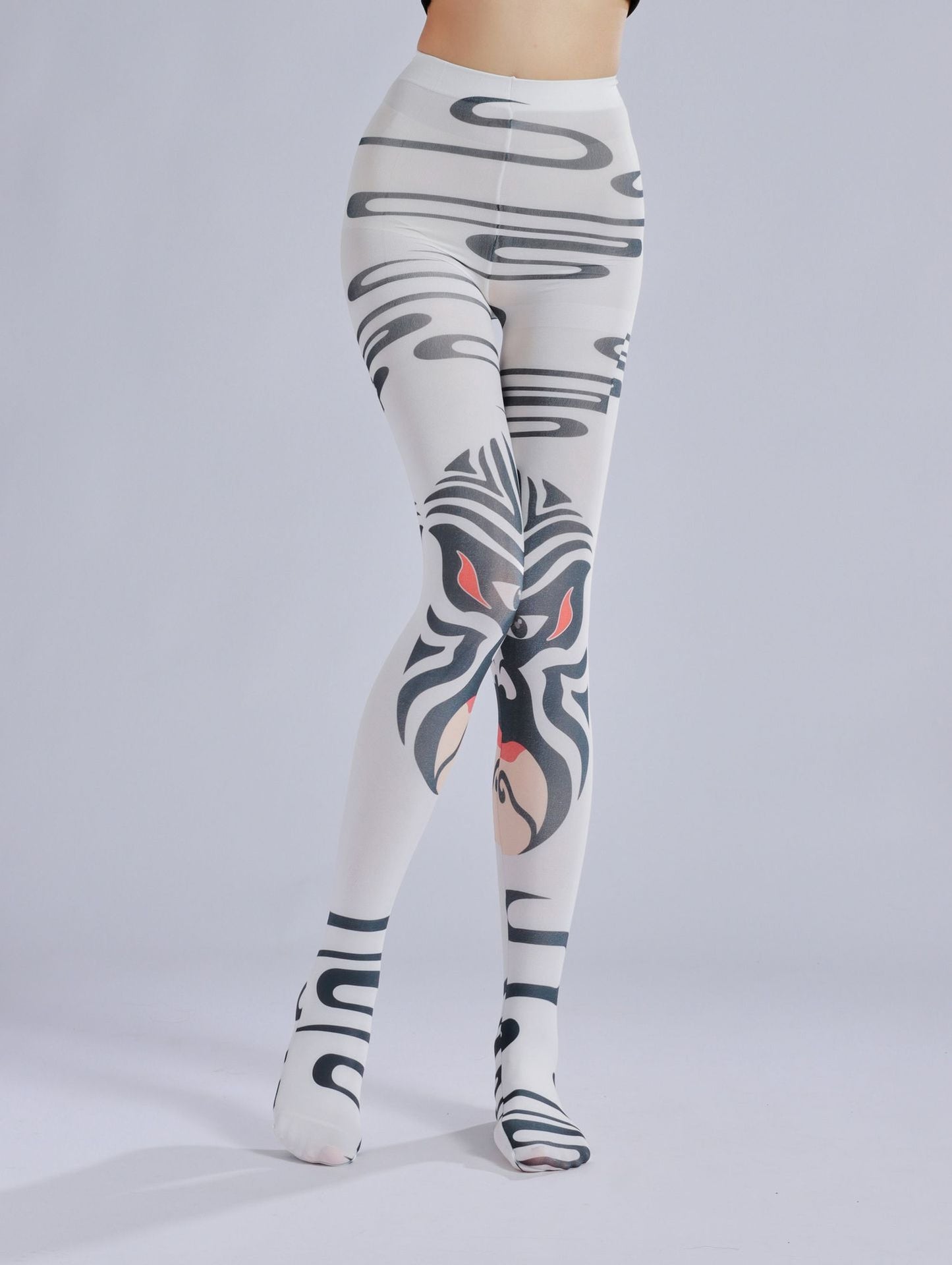 Chinese Peking Opera Face Tights-Grainvity