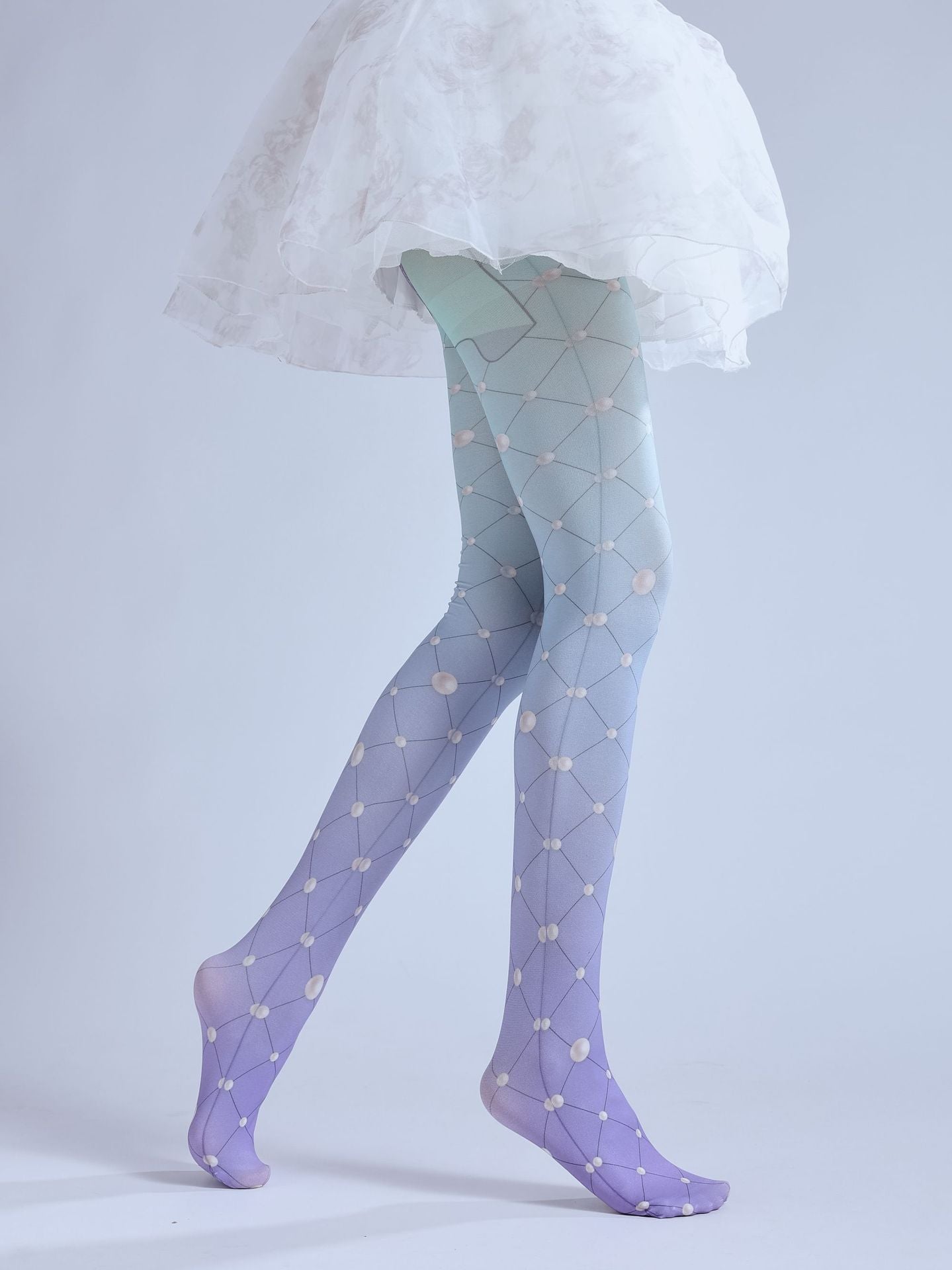 Lolita Stockings Pearl Mesh Tights-Grainvity