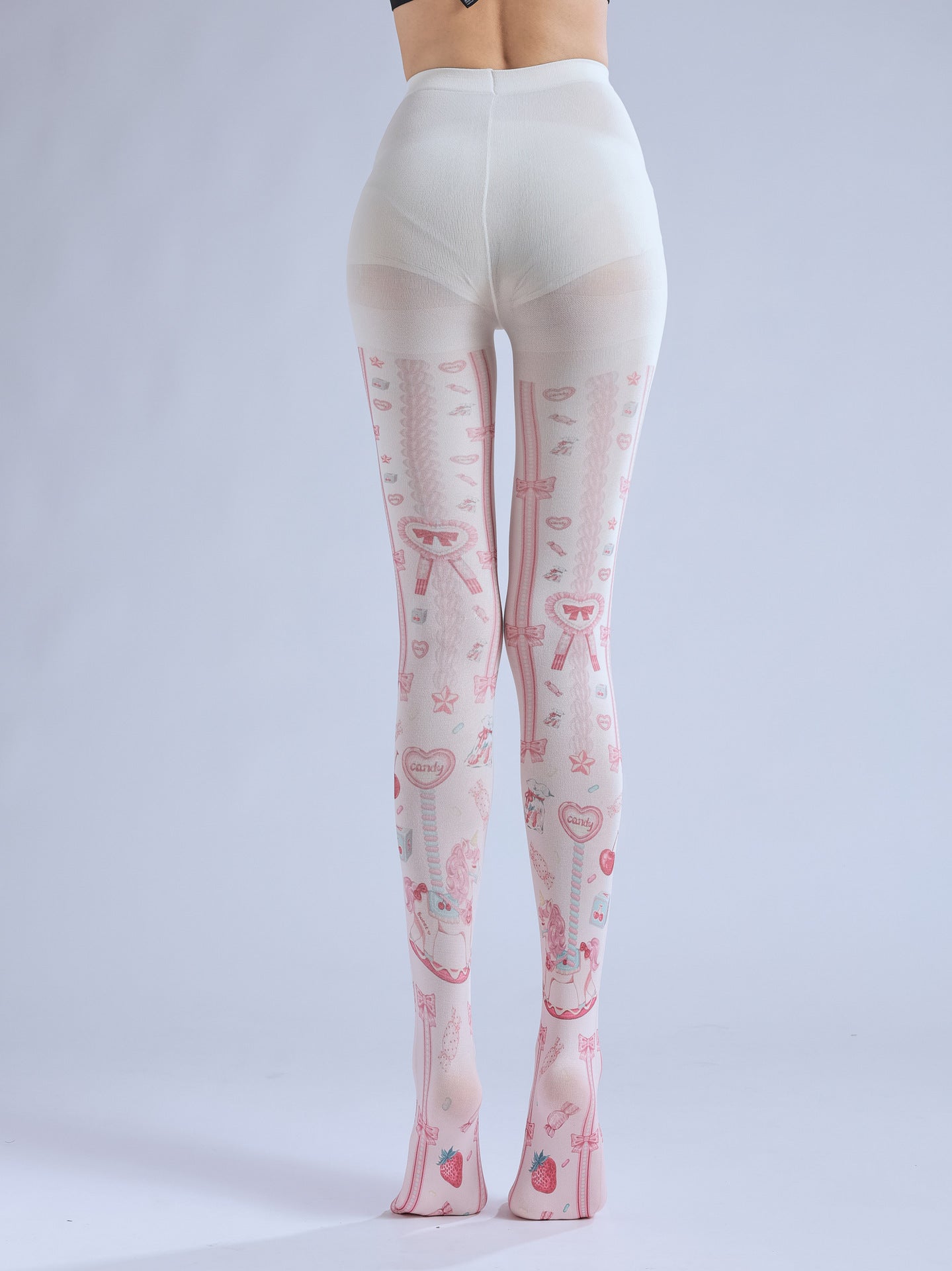 Pink Unicorn Tights – Kawaii Lolita Stockings for Cosplay & J-Fashion-Grainvity