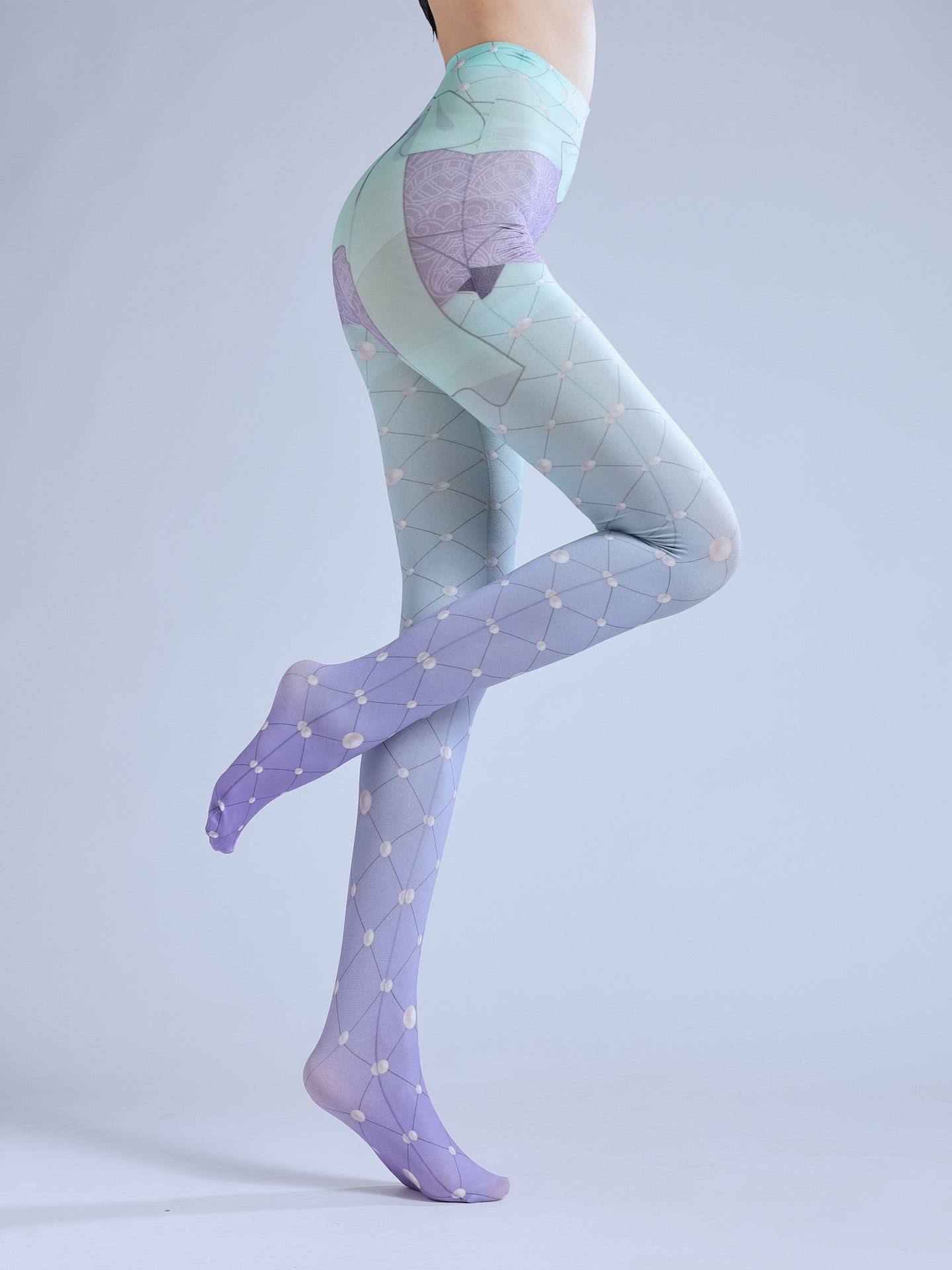 Lolita Stockings Pearl Mesh Tights-Grainvity