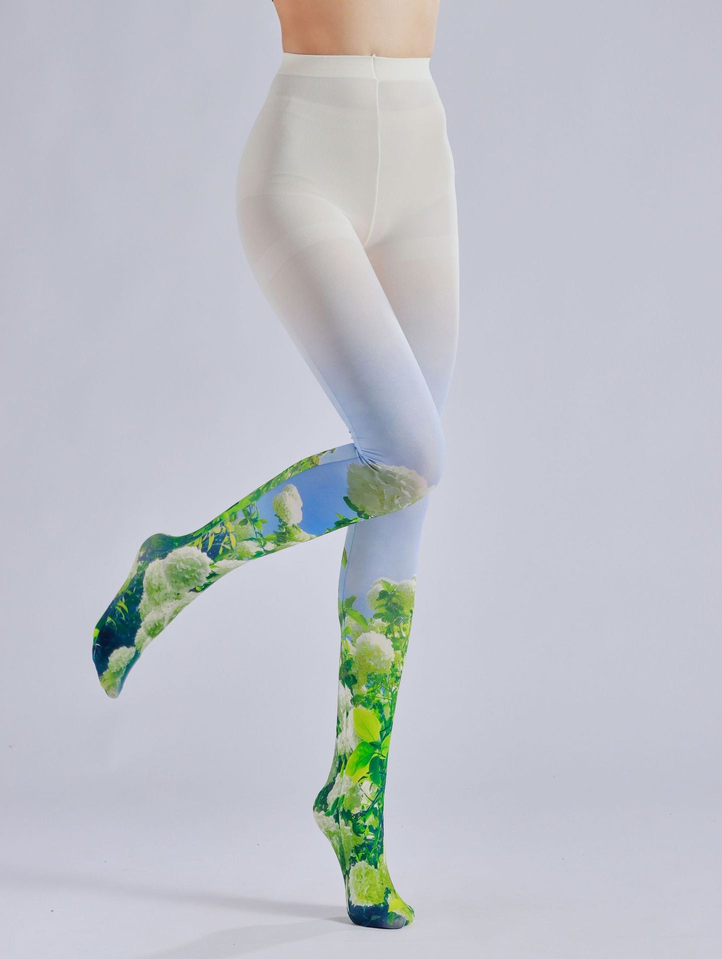English Garden Hydrangea Tights-Grainvity