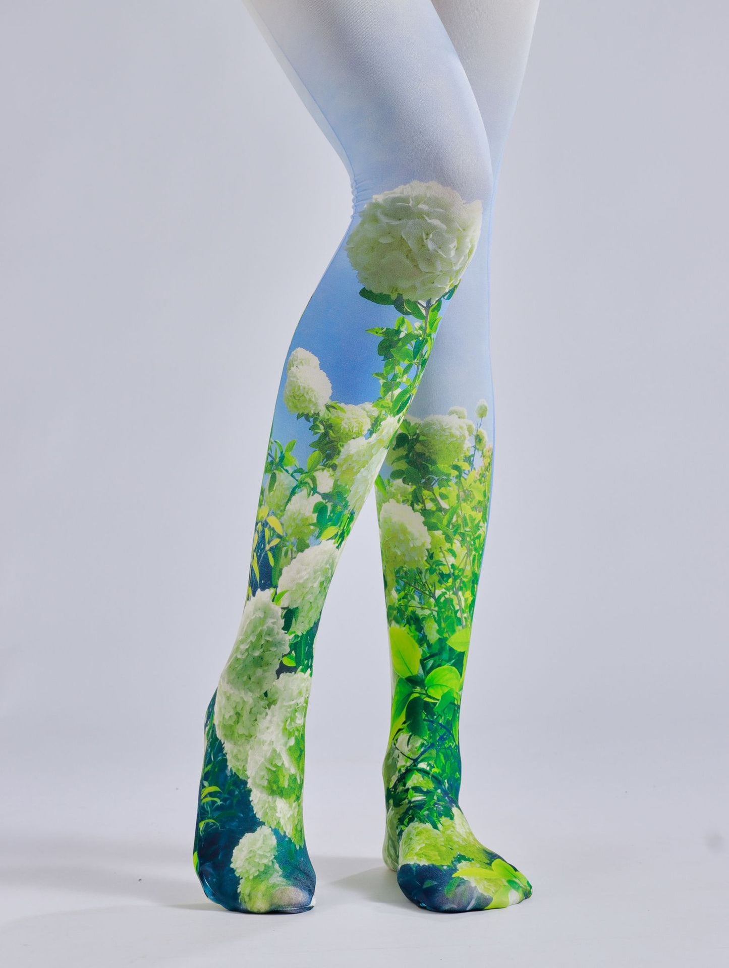 English Garden Hydrangea Tights-Grainvity