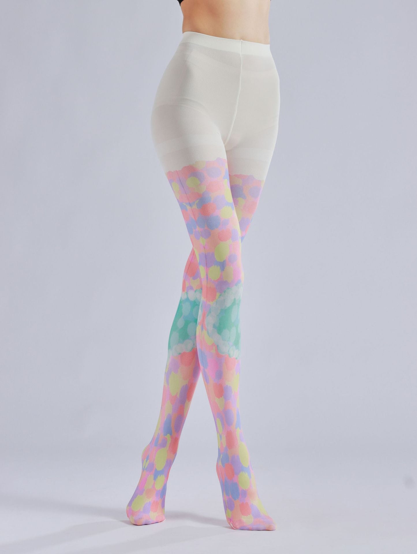 Colorful Dots Women Tights Women's Fancy Dress Costume Accessories, Perfect for Parties, Office, Street Fashion, and Daily Wear