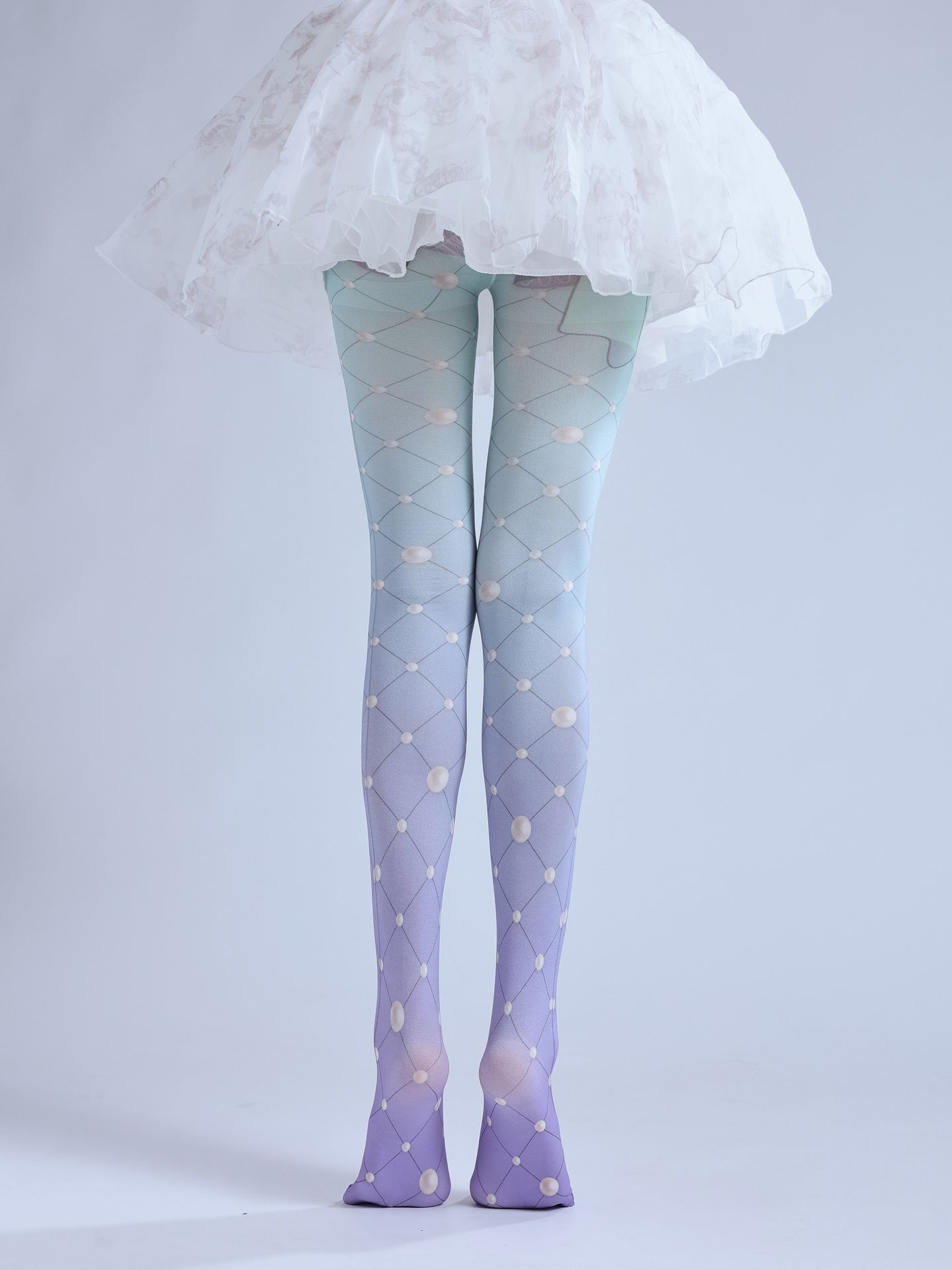 Lolita Stockings Pearl Mesh Tights-Grainvity