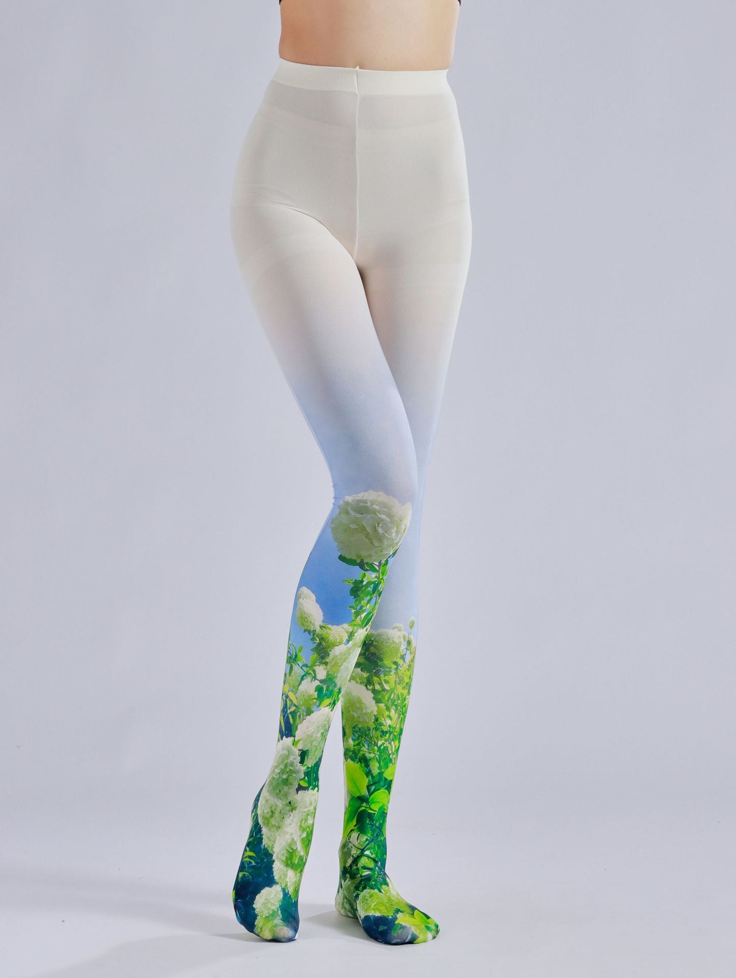 English Garden Hydrangea Tights-Grainvity