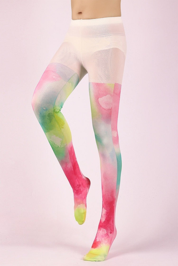 Rainbow Women Tights