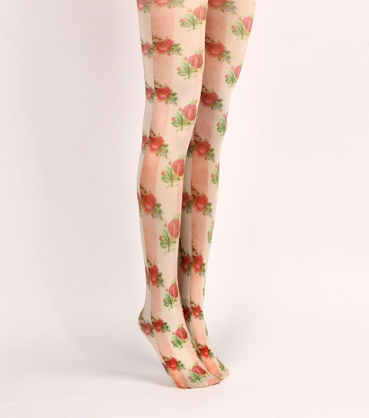 Rose Manor Tights with high elasticity and compression,shaping fit and ideal for weddings, parties, ethnic outfits, and street fashion