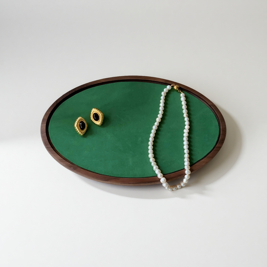 Wood Jewelry dish display tray