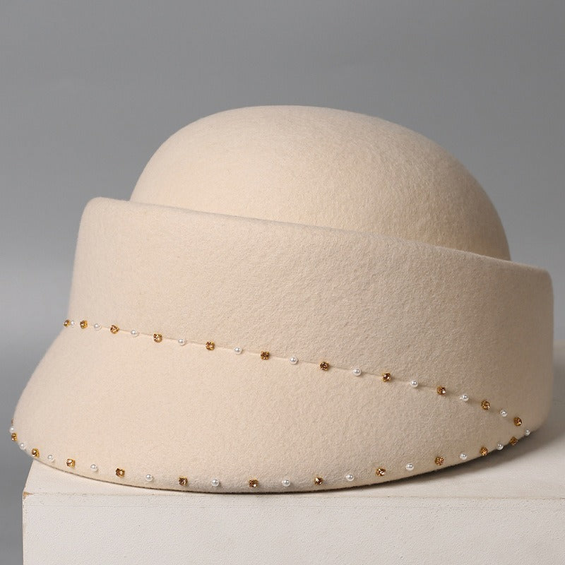 Wool Women Jockey Hat-Grainvity
