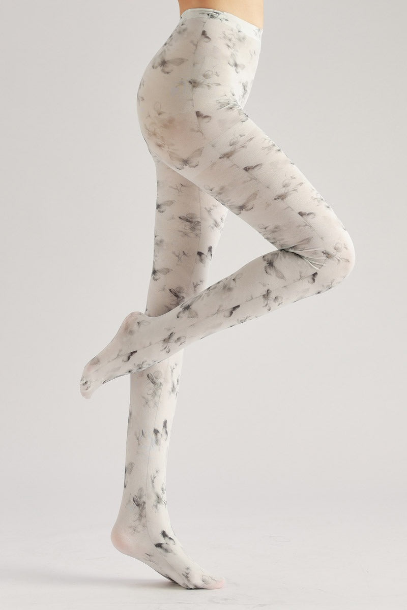 Elegant Butterfly Women Tights with high elasticity and compression,shaping fit and ideal for weddings, parties, ethnic outfits, and street fashion