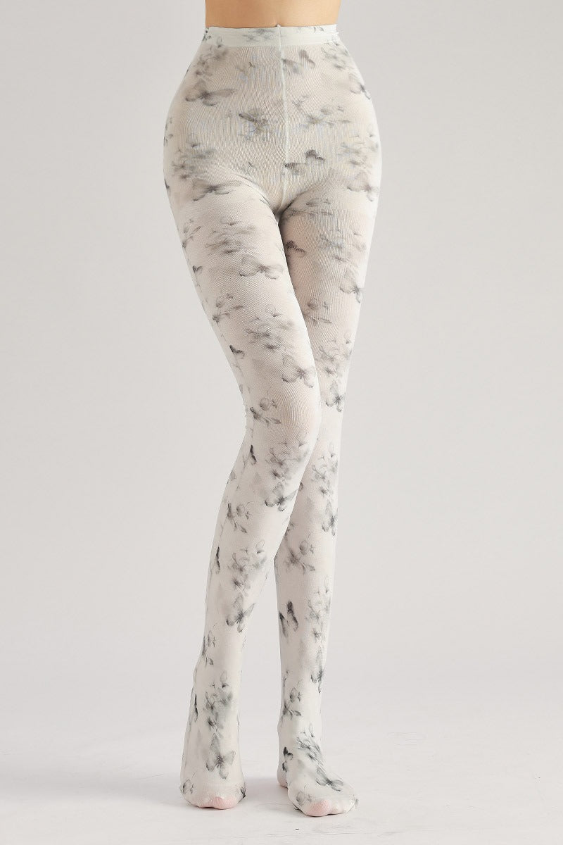 Elegant Butterfly Women Tights with high elasticity and compression,shaping fit and ideal for weddings, parties, ethnic outfits, and street fashion