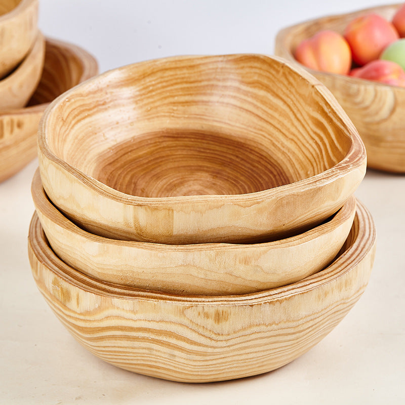 Irregular Wooden Bowls Decorative Cedar Bowls