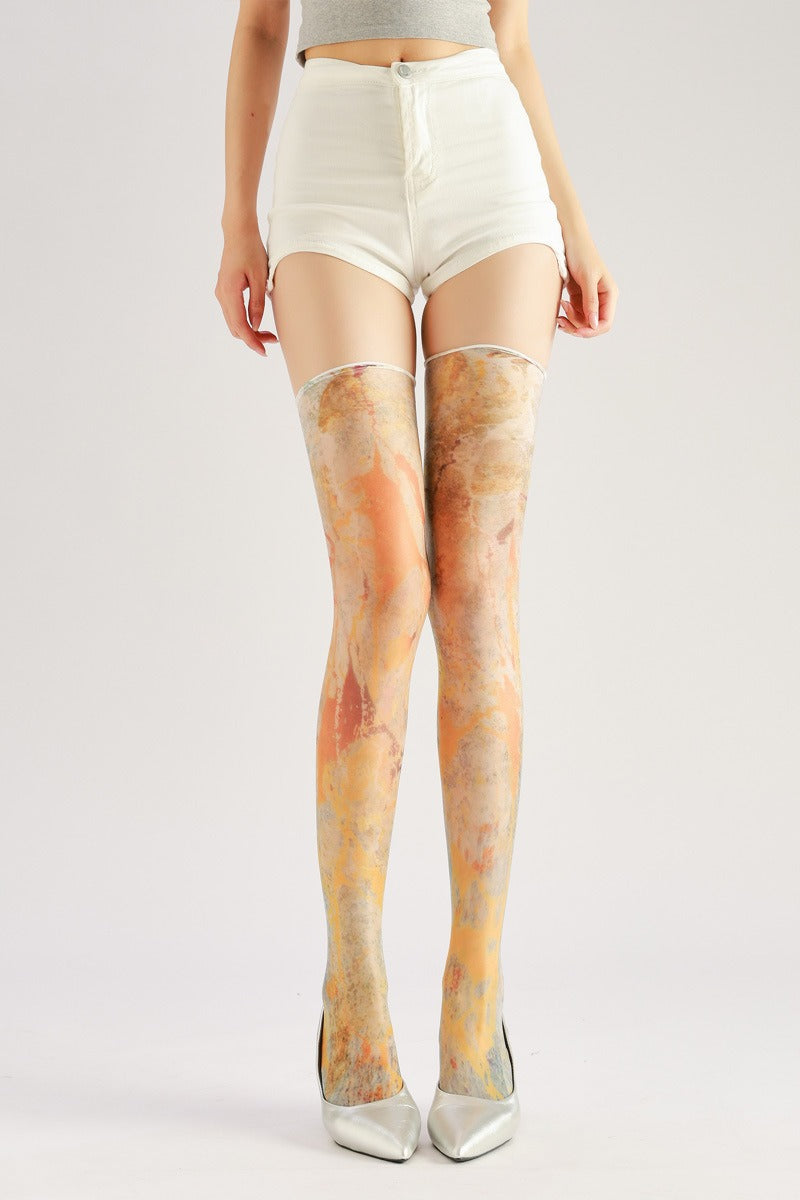 Luxury Style Stockings with high elasticity and compression,shaping fit and ideal for weddings, parties, ethnic outfits, and street fashion