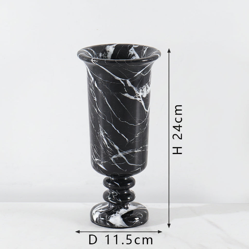 Modern Natural Marble Vase-Grainvity