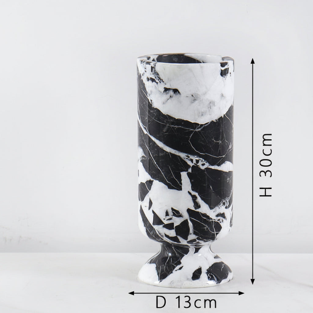 Natural Desktop Decoration Marble Vase-Grainvity