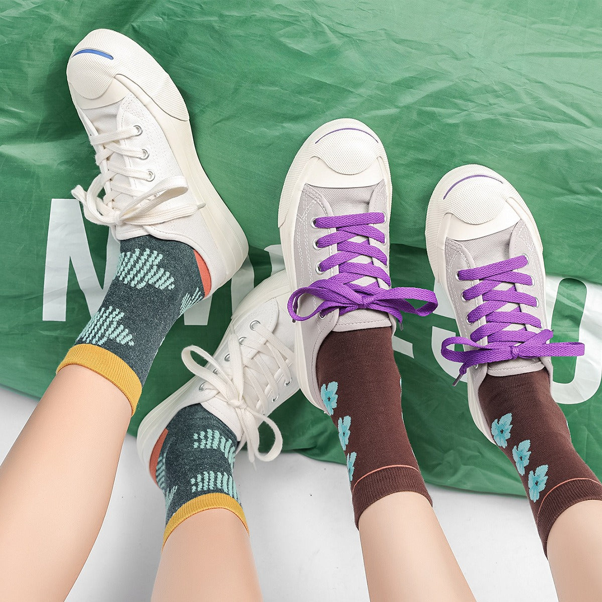 Women Flower socks-Grainvity