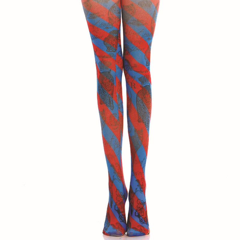Animal Bold Pattern Women Tights
