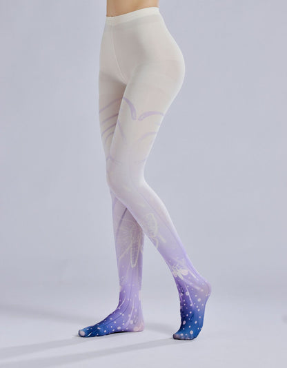 Purple Grident Tights Lolita-Grainvity