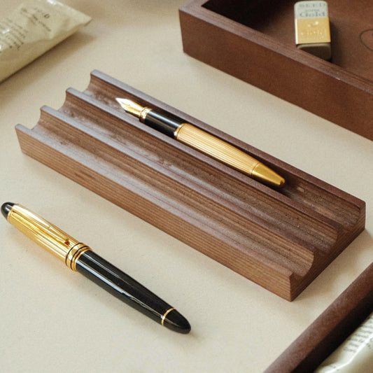 Walnut Pen Holder-Grainvity