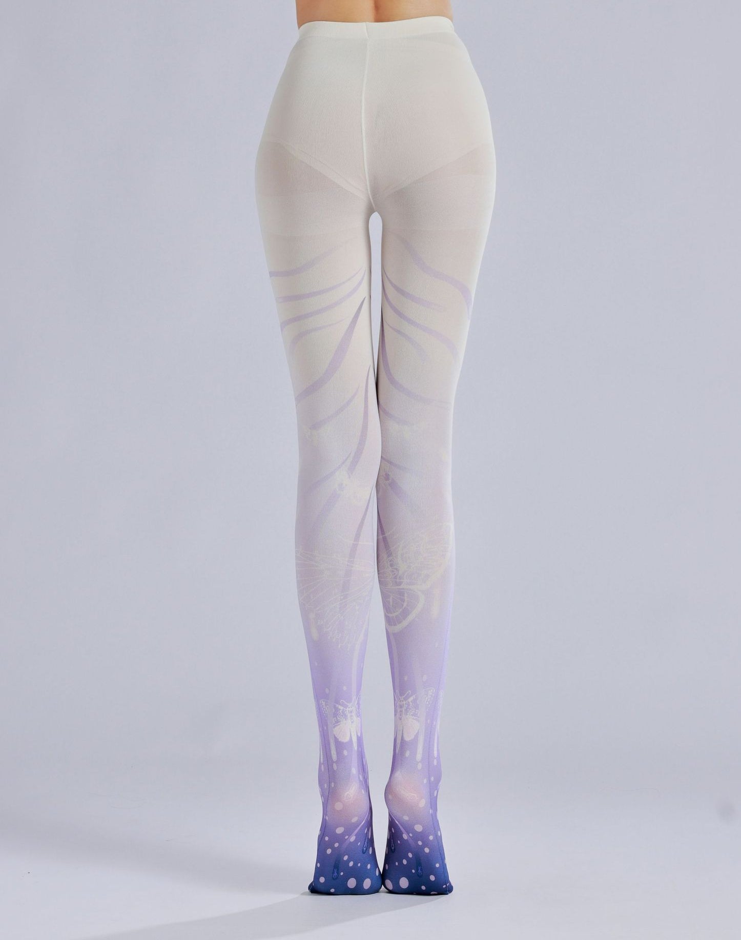 Purple Grident Tights Lolita Women's Fancy Dress Costume Accessories, Perfect for Parties, Office, Street Fashion, and Daily Wear