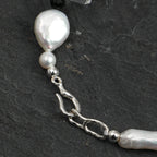 Baroque Pearl_White Crystal Bracelet
