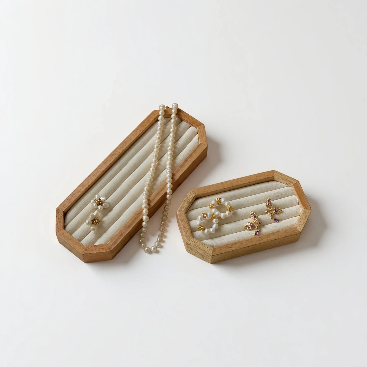 Beech wood ring tray