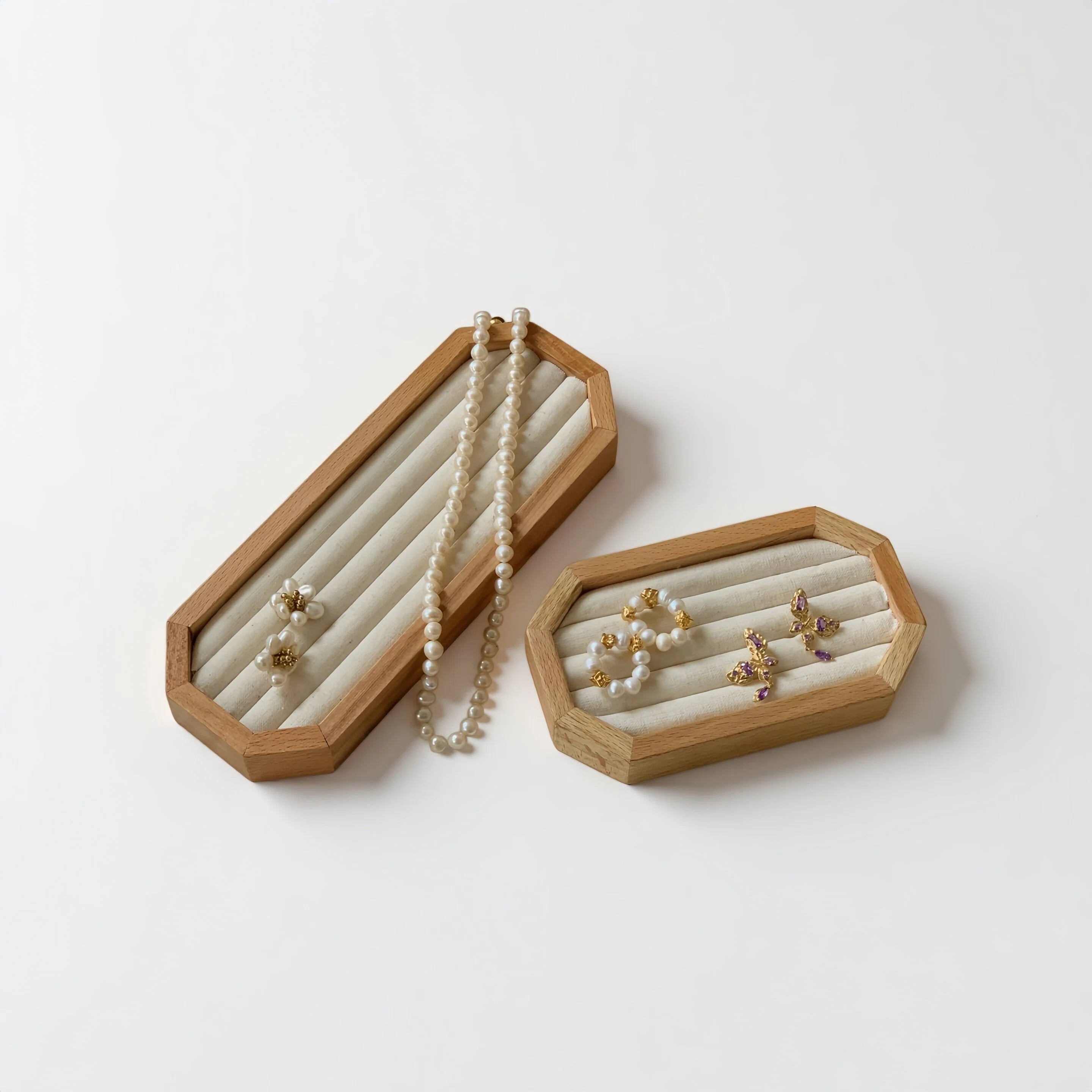 Beech wood ring tray