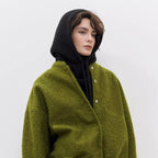 Black Scarf Hat Women Woolen Hat