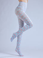 Scottish Tartan Tights Women's Fancy Dress Costume Accessories, Perfect for Parties, Office, Street Fashion, and Daily Wear