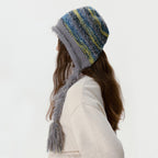 Blue Maillard Women Hat Green For Winter