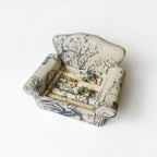 Blue Mini Sofa Jewelry Holder