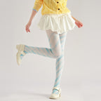 Snowflake Swirl Graphic Tights Women's Fancy Dress Costume Accessories, Perfect for Parties, Office, Street Fashion, and Daily Wear