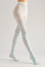 Snowflake Swirl Graphic Tights Women's Fancy Dress Costume Accessories, Perfect for Parties, Office, Street Fashion, and Daily Wear