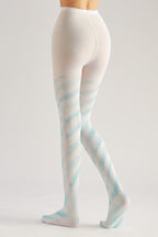 Snowflake Swirl Graphic Tights Women's Fancy Dress Costume Accessories, Perfect for Parties, Office, Street Fashion, and Daily Wear