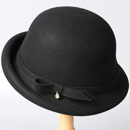 Bow Tie Cloche Hat-Grainvity