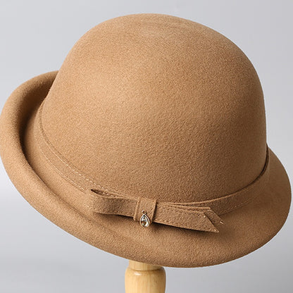 Bow Tie Cloche Hat-Grainvity