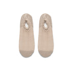 Braided socks begie summer mesh