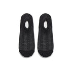 Braided socks black summer mesh