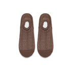 Braided socks brown summer mesh