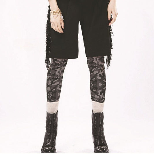 Camouflage Print tights