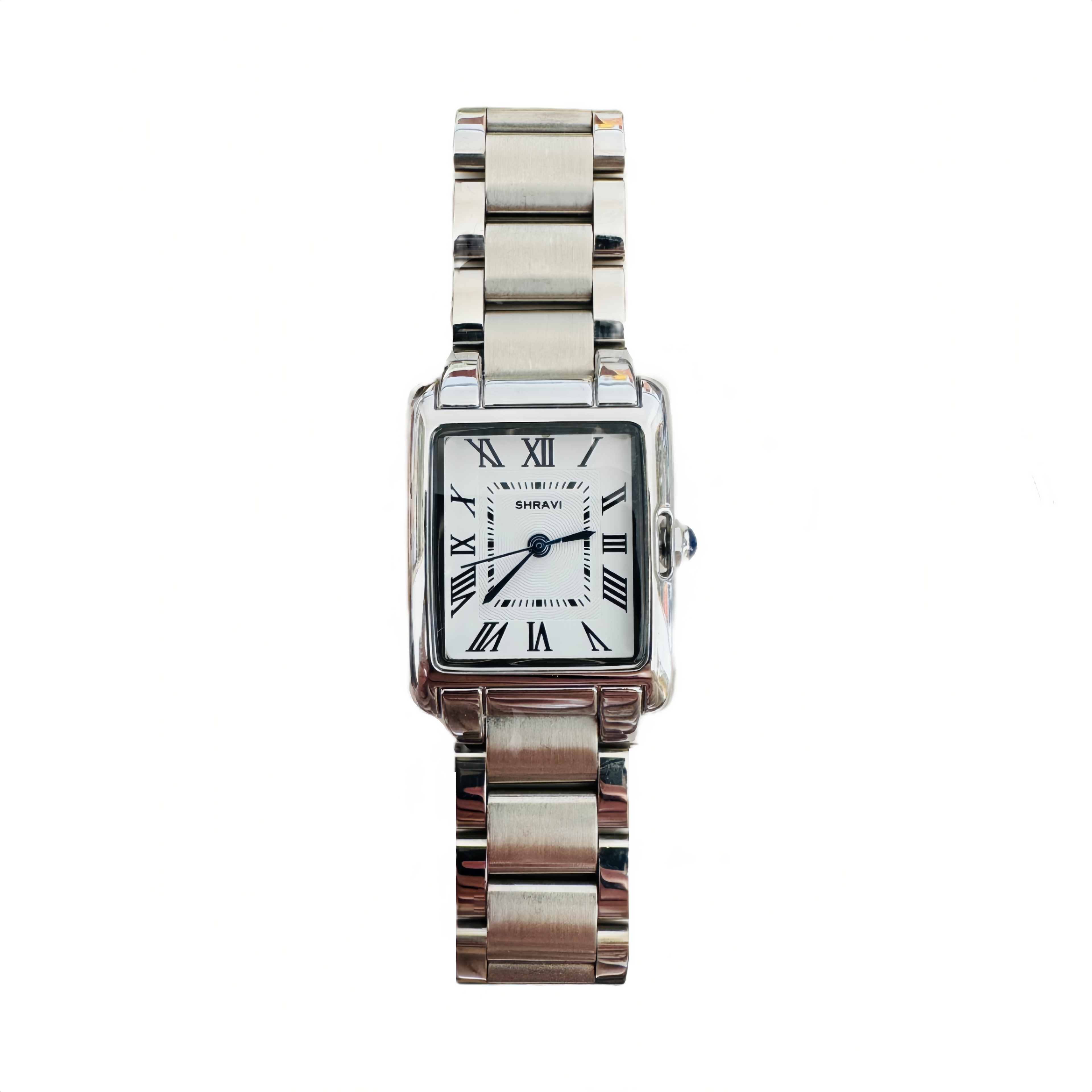 Women Silver Tank Watch Cartier Dupes and Alternatives