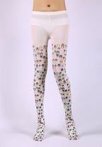 Character Illustration Tights Women's Fancy Dress Costume Accessories, Perfect for Parties, Office, Street Fashion, and Daily Wear