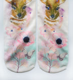 Christmas Deer Shinning Tights with high elasticity and shaping fit, suitable for events, cosplay, street style, and gifting girls at Christmas