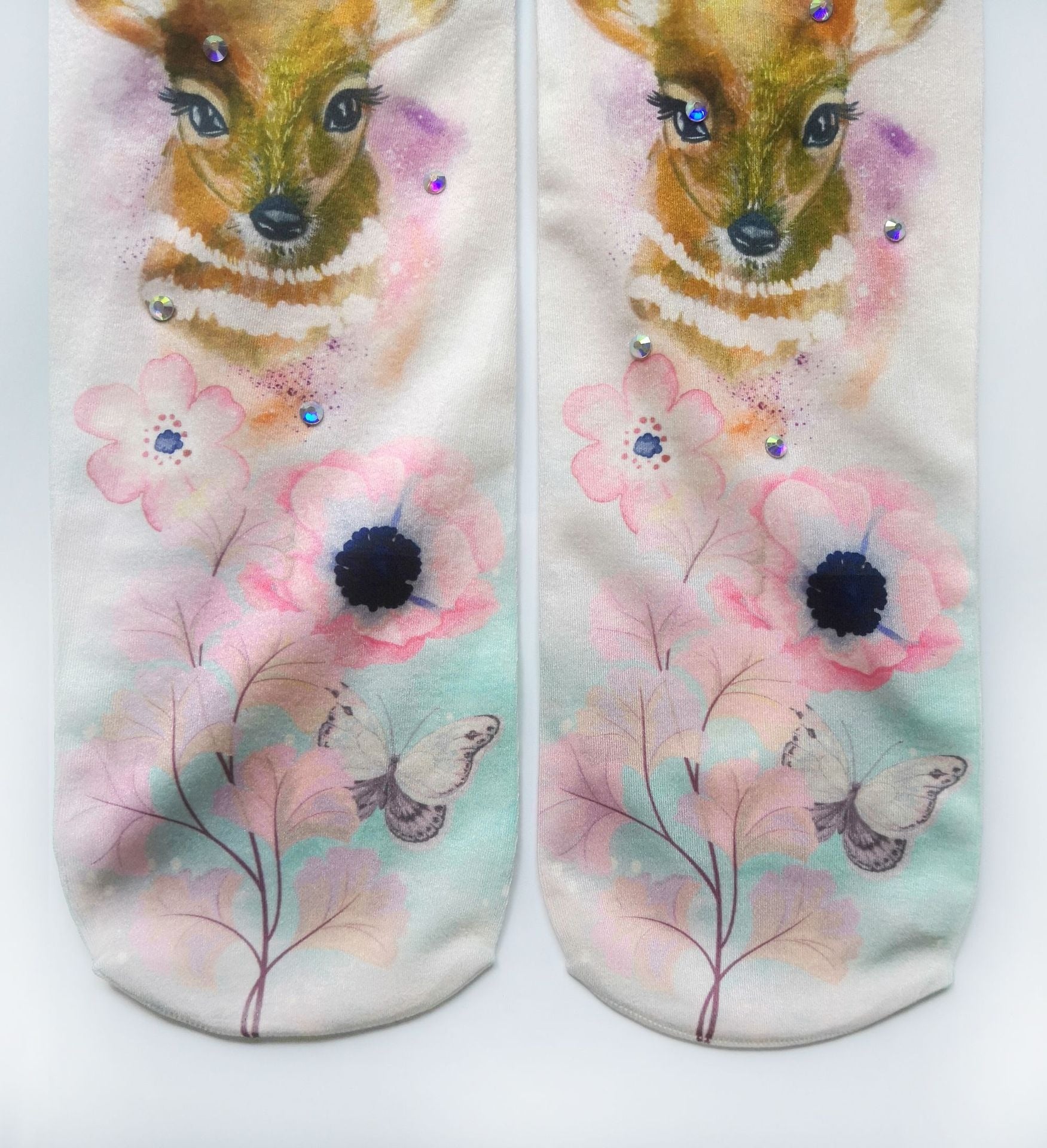 Christmas Deer Shinning Tights with high elasticity and shaping fit, suitable for events, cosplay, street style, and gifting girls at Christmas