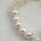 Clear Quartz Citrine Pearl Bracelet