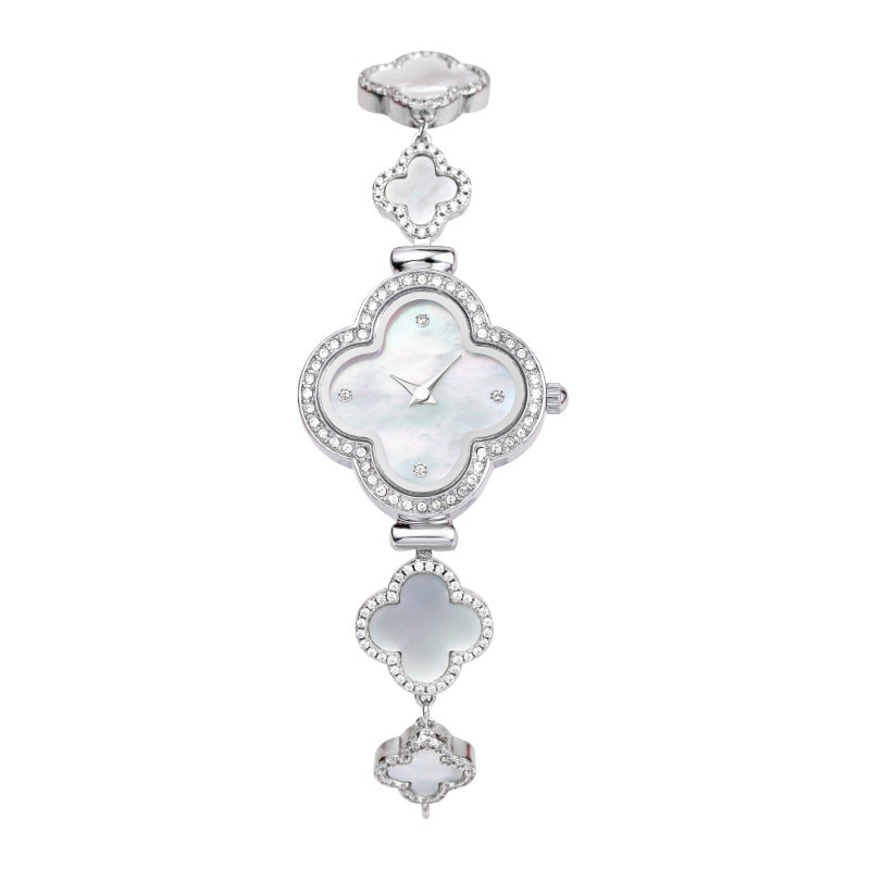 Clover Bracelet Watch Mother of Pearl Dial