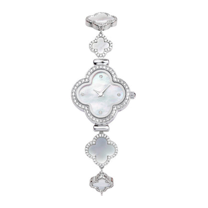Clover Bracelet Watch Mother of Pearl Dial