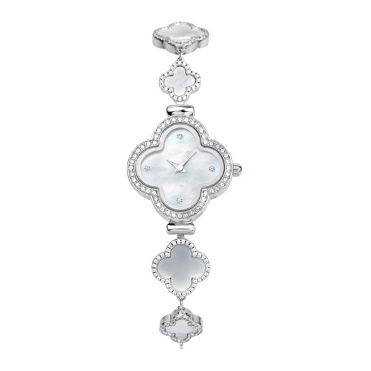 Clover Bracelet Watch Mother of Pearl Dial