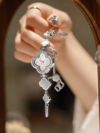 Clover Bracelet Watch Mother of Pearl Dial